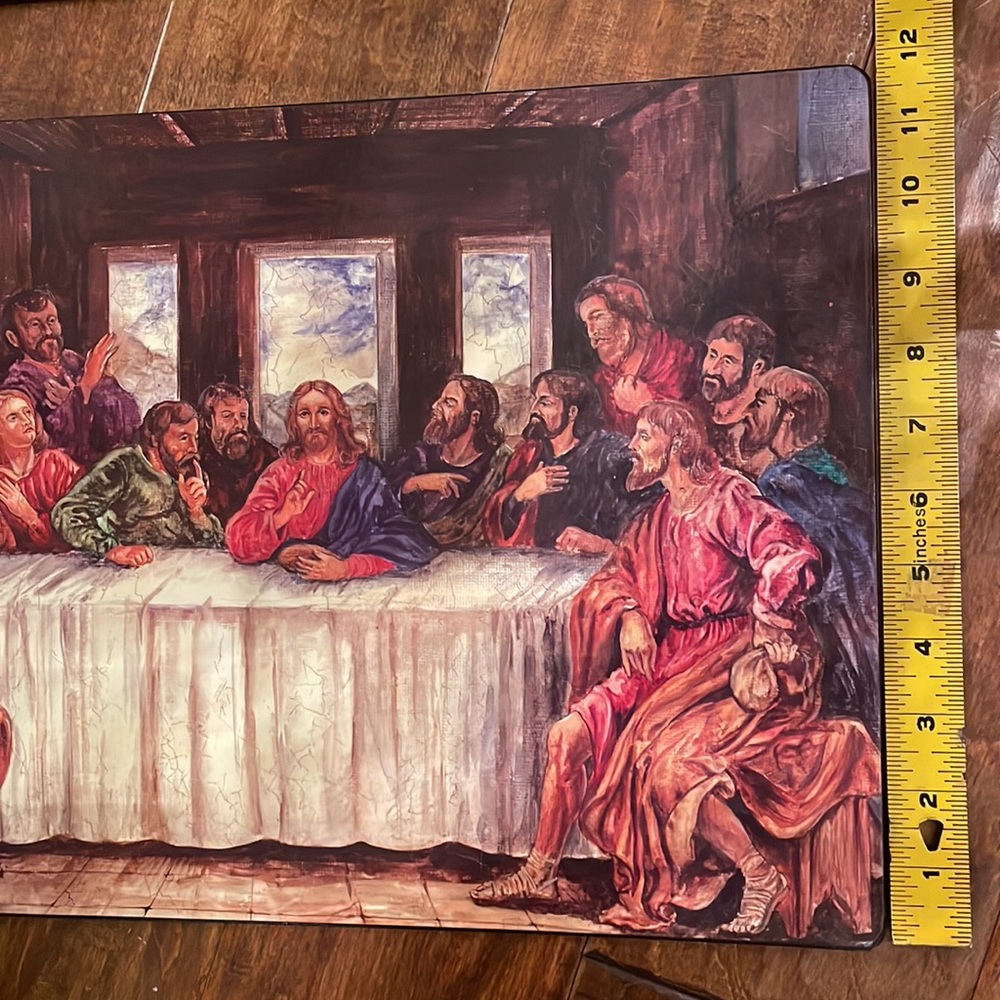 The Last Supper place mat set of 2 - Picture 3 of 7